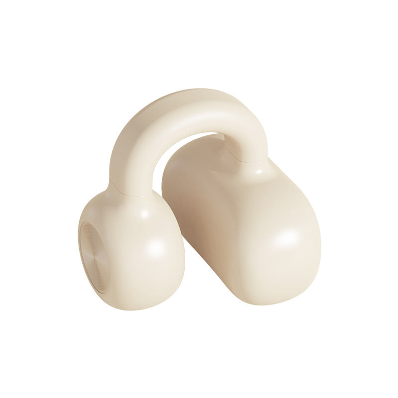 Open-Ear Clip-On Wireless Earbuds | Bluetooth Bone Conduction Headphones