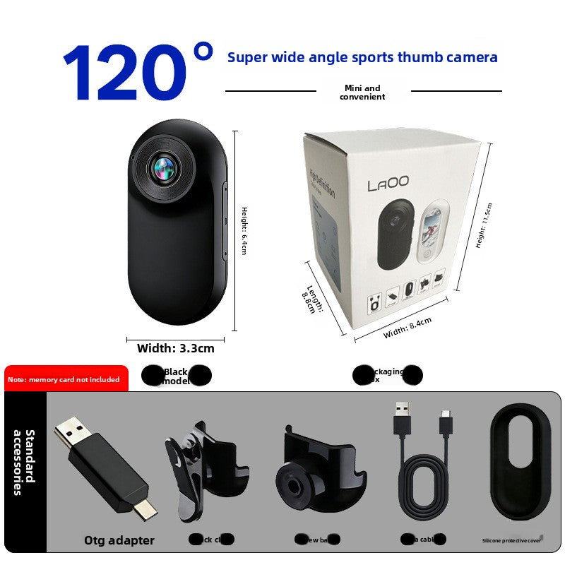 Ultra-Compact HD Thumb Action Camera