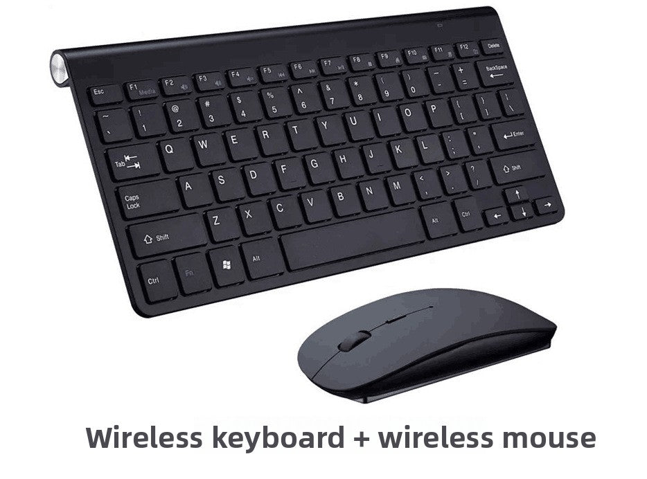 Slim Wireless Keyboard and Mouse Set (2.4GHz)