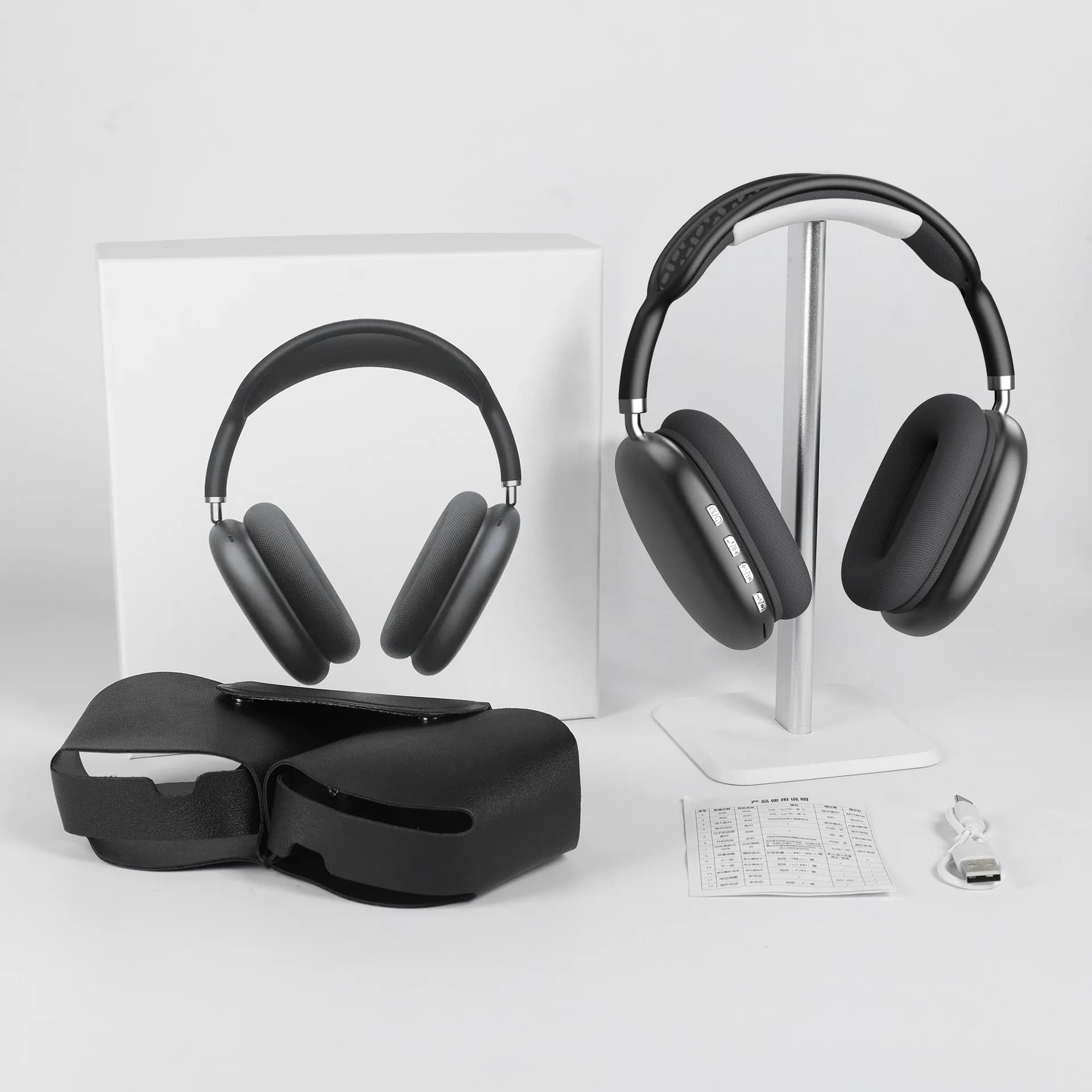 ANC Wireless Over-Ear Headphones with Mic | Hi-Fi Bluetooth Headset