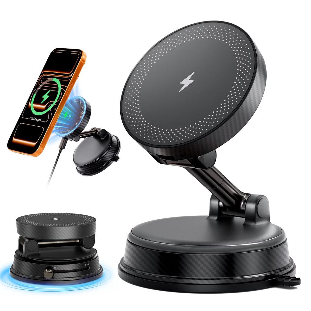 Magnetic Wireless Charging Car Mount