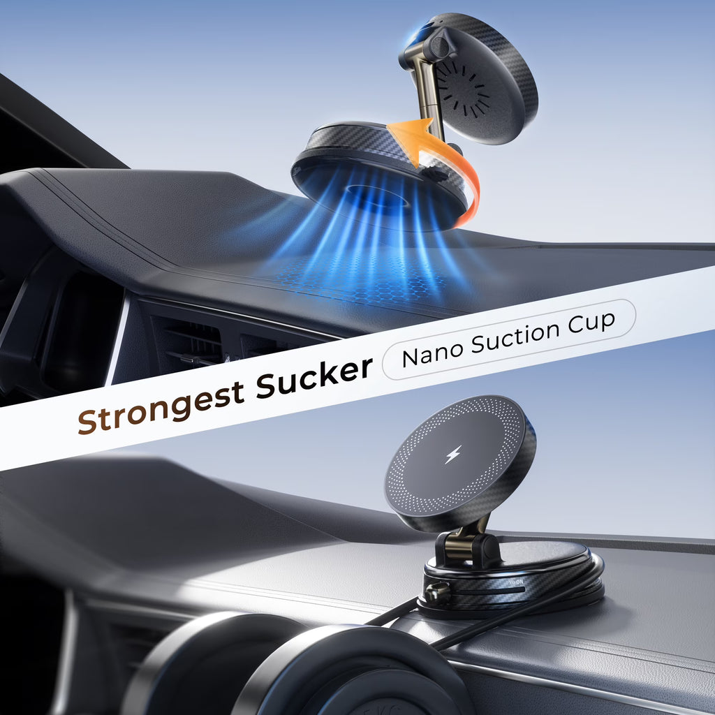 Magnetic Wireless Charging Car Mount