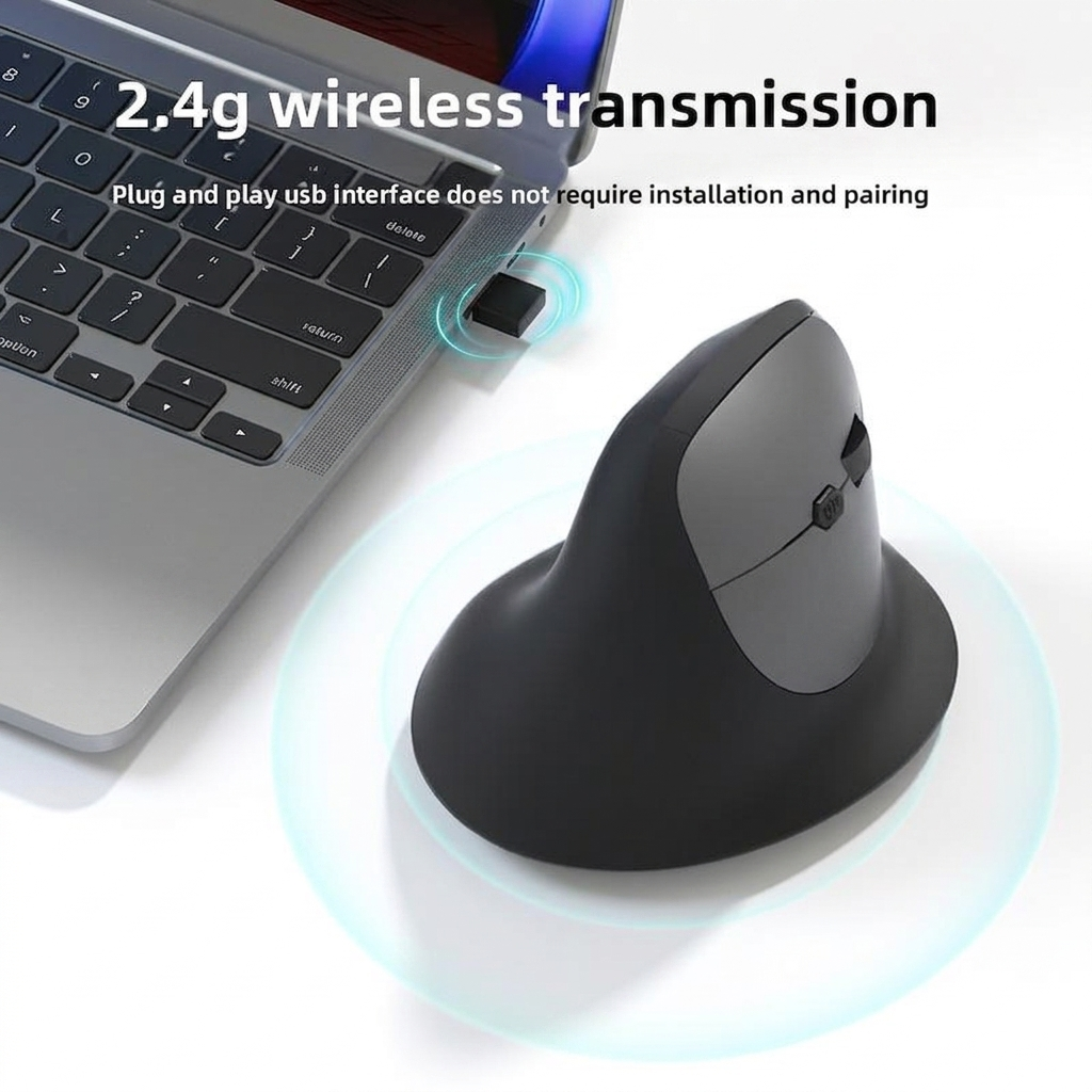 Ergonomic Wireless Mouse | Vertical Optical Right-Handed Mouse