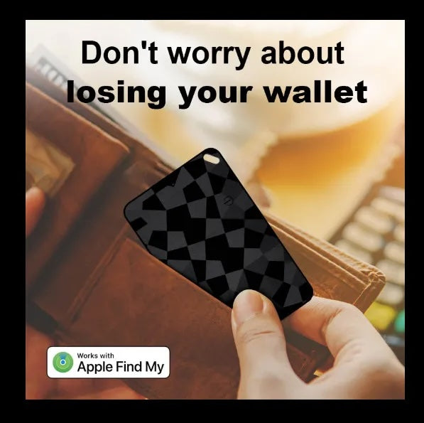 Ultra-Thin Find My Wallet Tracker Card | Rechargeable GPS Locator