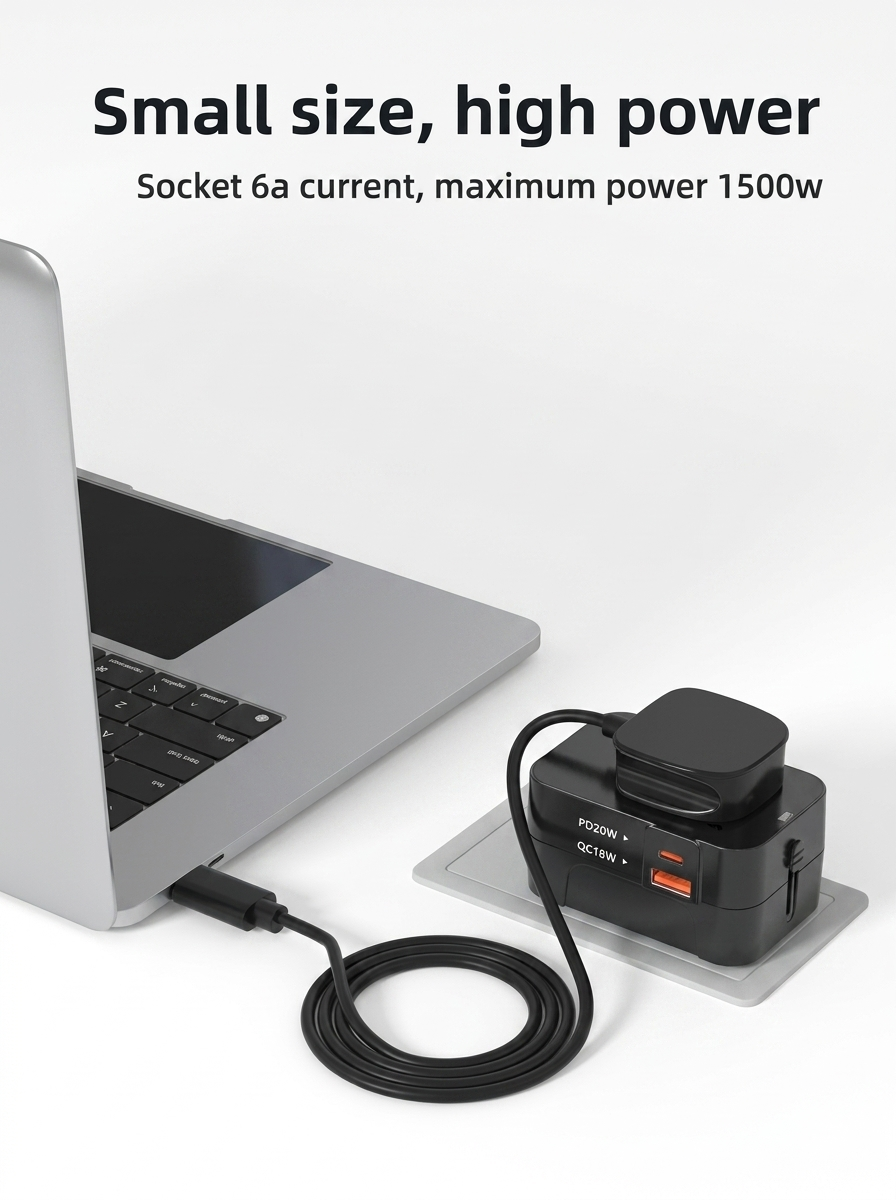 Universal Travel Adapter | All-in-One Fast Charging Wall Plug (USB-C)