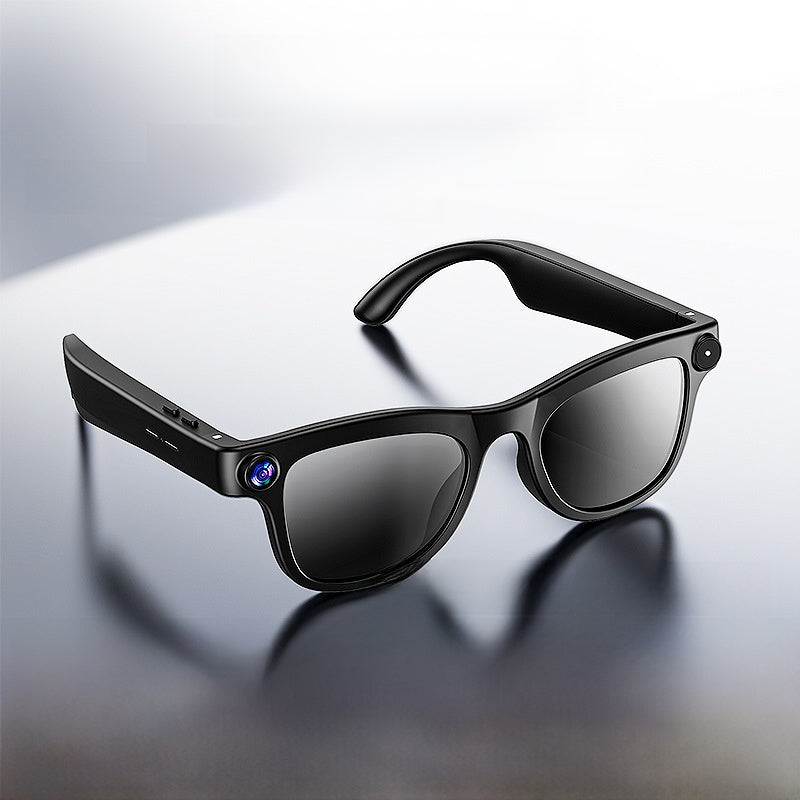 AI Smart Glasses with 1080p Camera & Bluetooth Audio
