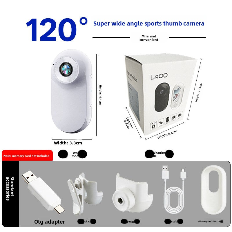 Ultra-Compact HD Thumb Action Camera