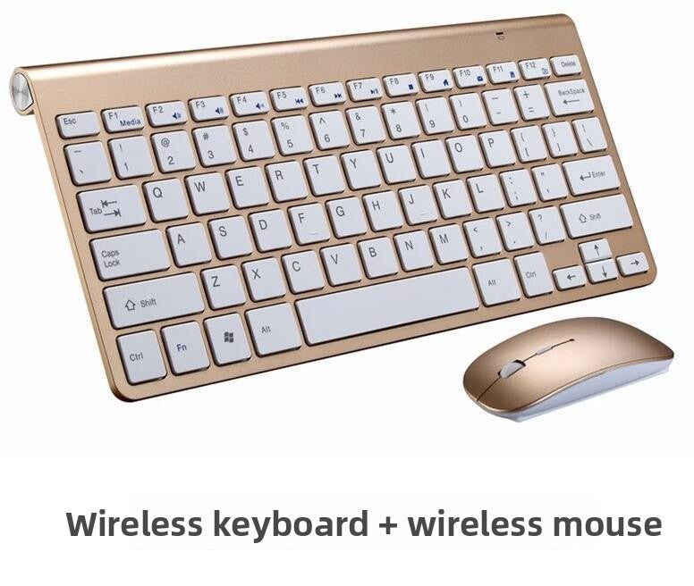 Slim Wireless Keyboard and Mouse Set (2.4GHz)