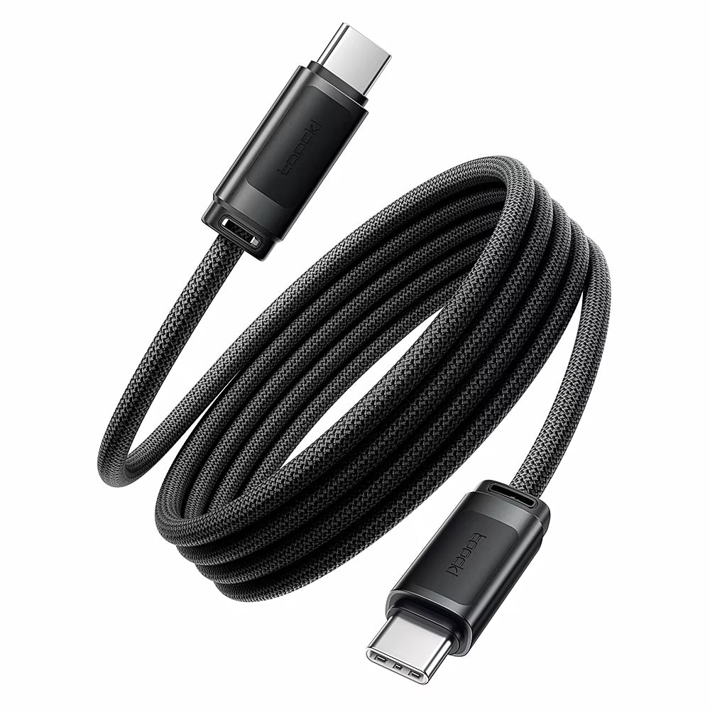 Toocki 240W PD3.1 Magnetic Type C Fast Charging Cable with E-Marker Chip - Tangle-Free USB C Cable for All Devices